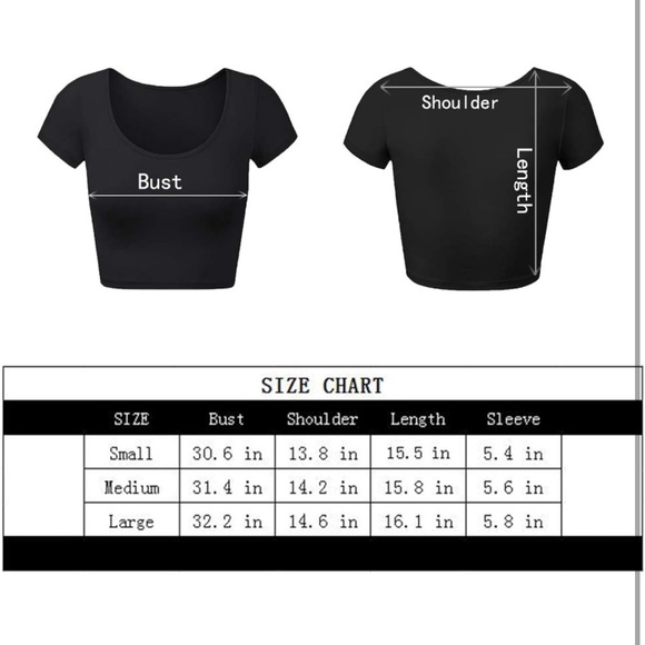 Vneck White crop Top - Picture 12 of 12